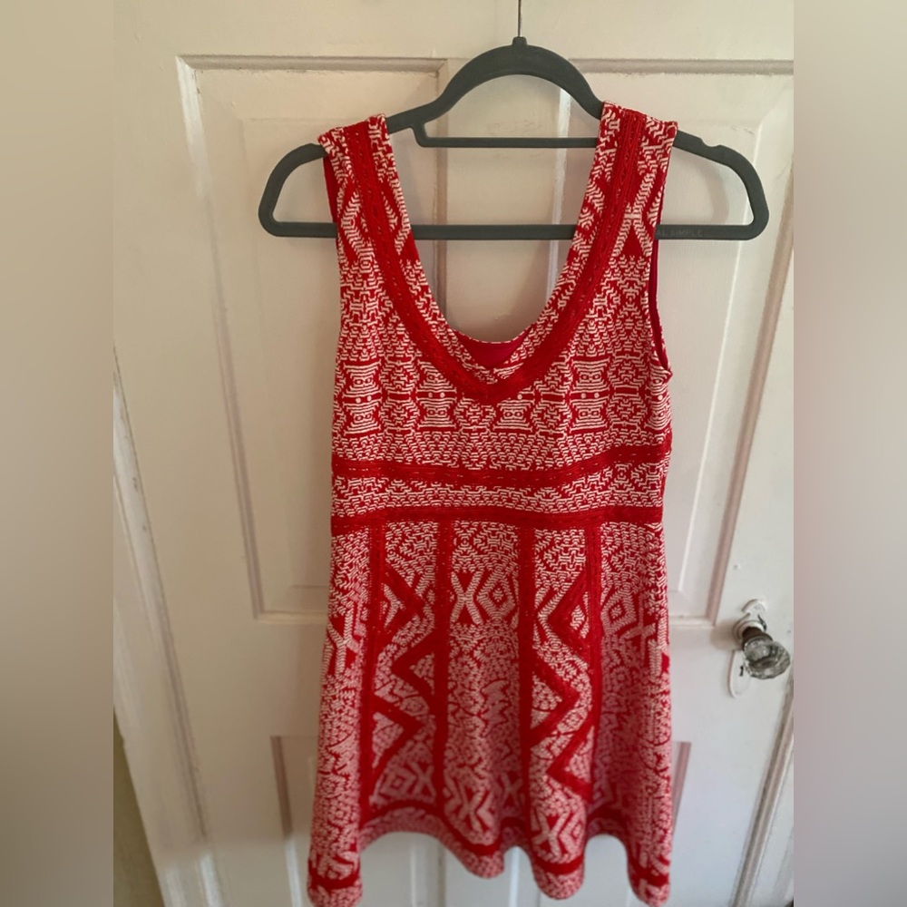 Maeve Red and White Emma Dress